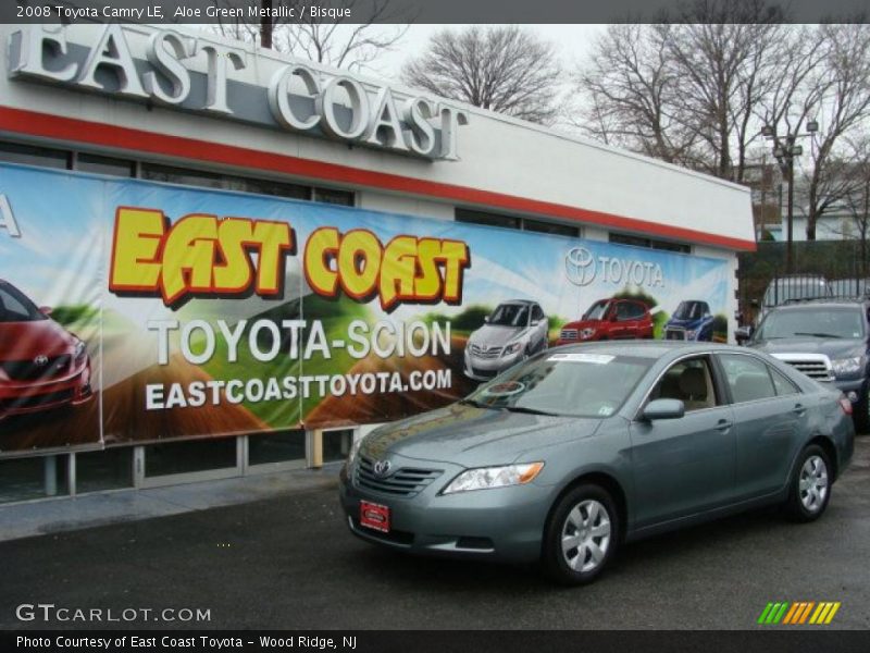 Aloe Green Metallic / Bisque 2008 Toyota Camry LE
