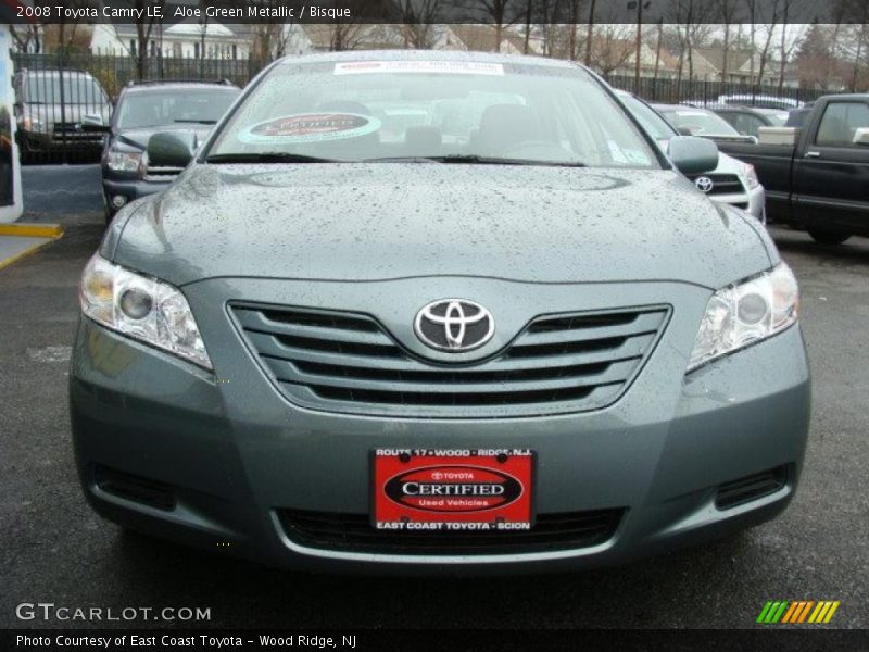 Aloe Green Metallic / Bisque 2008 Toyota Camry LE