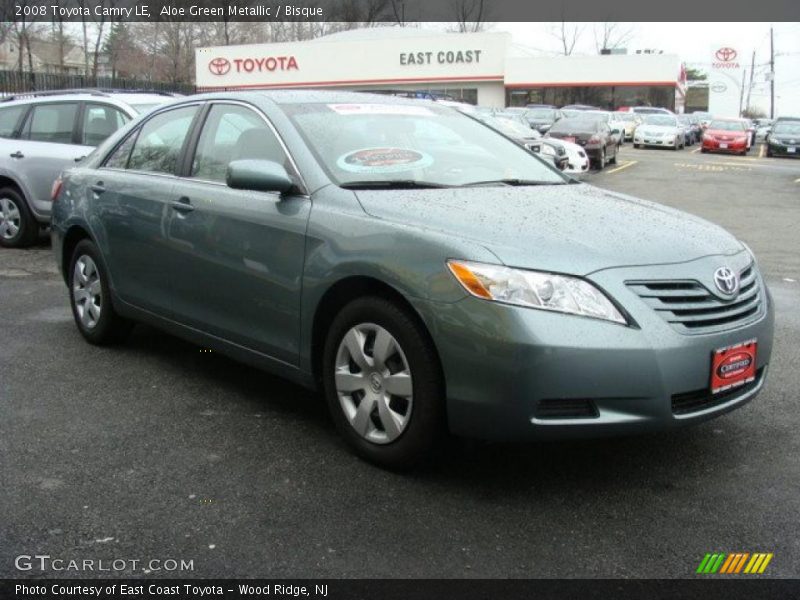 Aloe Green Metallic / Bisque 2008 Toyota Camry LE