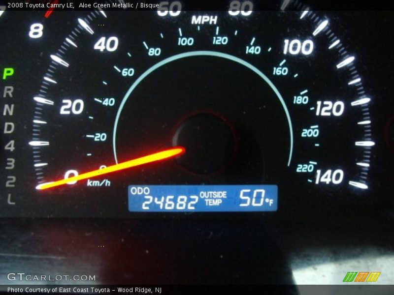 Aloe Green Metallic / Bisque 2008 Toyota Camry LE