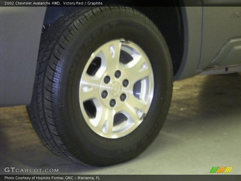 Victory Red / Graphite 2002 Chevrolet Avalanche 4WD