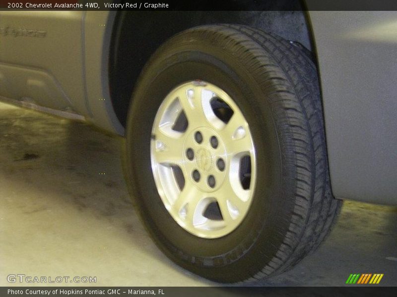 Victory Red / Graphite 2002 Chevrolet Avalanche 4WD