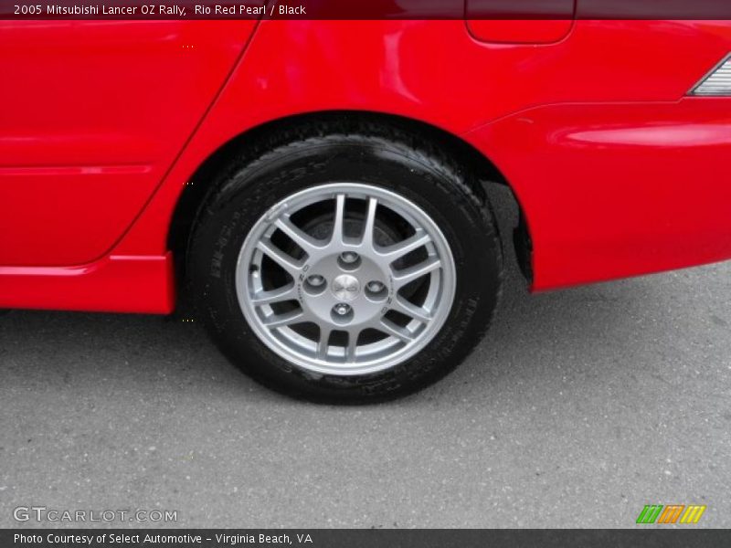 Rio Red Pearl / Black 2005 Mitsubishi Lancer OZ Rally