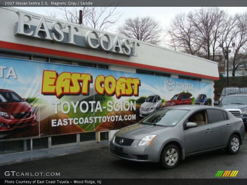 Magnetic Gray / Saddle 2007 Nissan Sentra 2.0