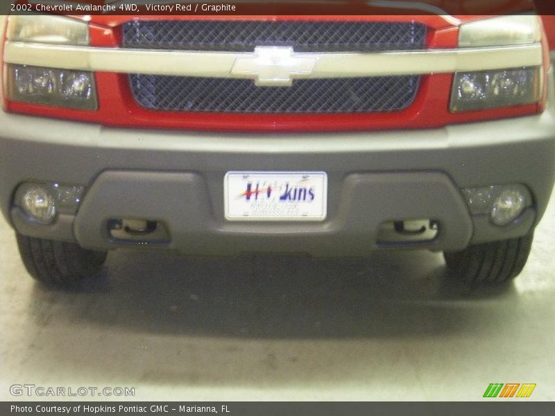 Victory Red / Graphite 2002 Chevrolet Avalanche 4WD