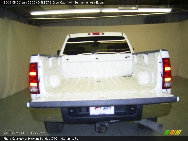 Summit White / Ebony 2008 GMC Sierra 2500HD SLE Z71 Crew Cab 4x4