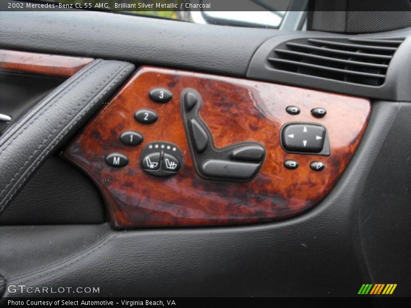 Brilliant Silver Metallic / Charcoal 2002 Mercedes-Benz CL 55 AMG