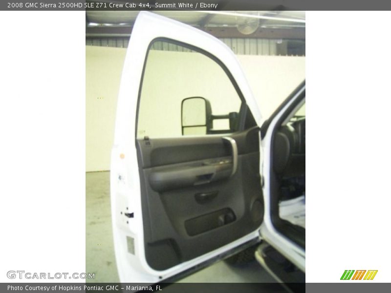 Summit White / Ebony 2008 GMC Sierra 2500HD SLE Z71 Crew Cab 4x4