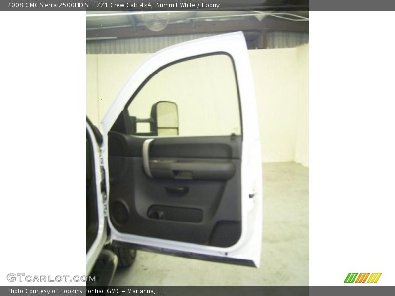 Summit White / Ebony 2008 GMC Sierra 2500HD SLE Z71 Crew Cab 4x4