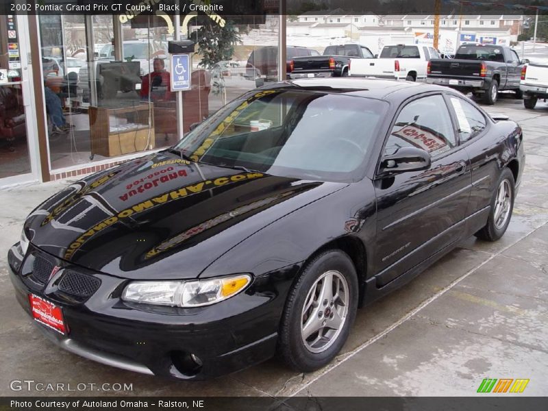 Black / Graphite 2002 Pontiac Grand Prix GT Coupe