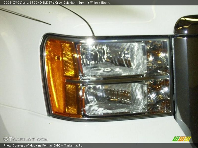 Summit White / Ebony 2008 GMC Sierra 2500HD SLE Z71 Crew Cab 4x4