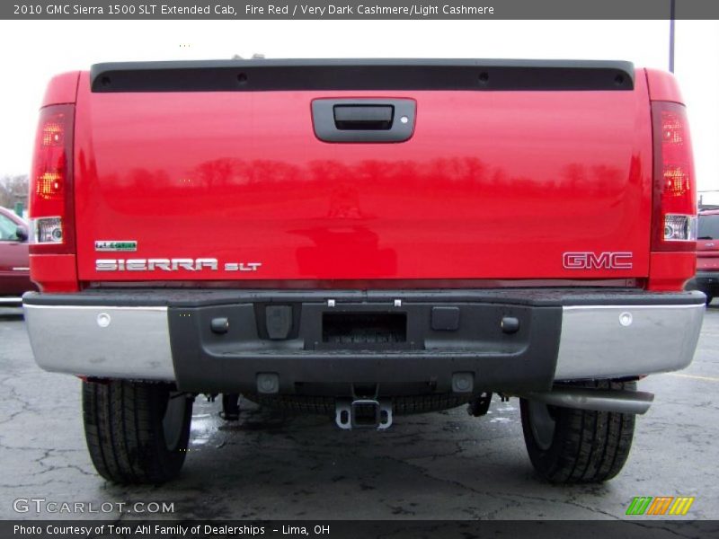 Fire Red / Very Dark Cashmere/Light Cashmere 2010 GMC Sierra 1500 SLT Extended Cab