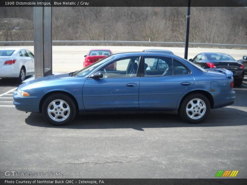 Blue Metallic / Gray 1998 Oldsmobile Intrigue