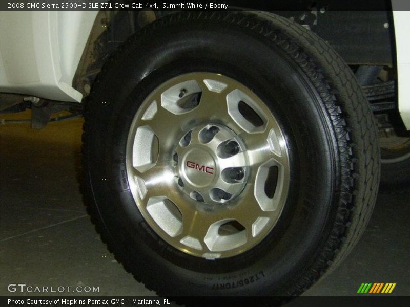 Summit White / Ebony 2008 GMC Sierra 2500HD SLE Z71 Crew Cab 4x4