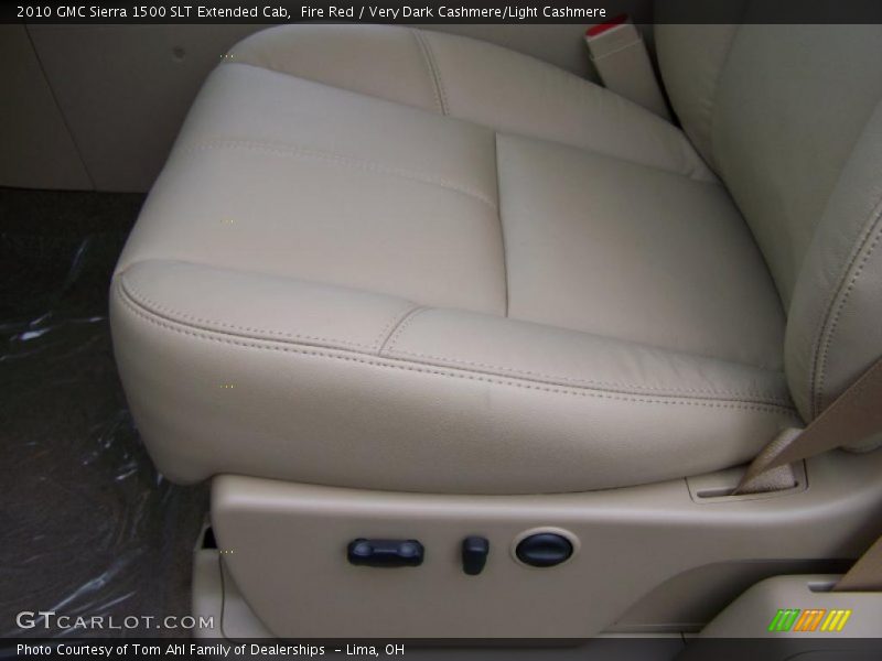 Fire Red / Very Dark Cashmere/Light Cashmere 2010 GMC Sierra 1500 SLT Extended Cab