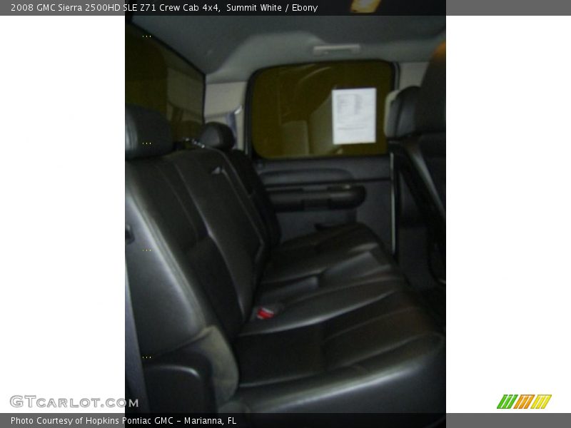 Summit White / Ebony 2008 GMC Sierra 2500HD SLE Z71 Crew Cab 4x4