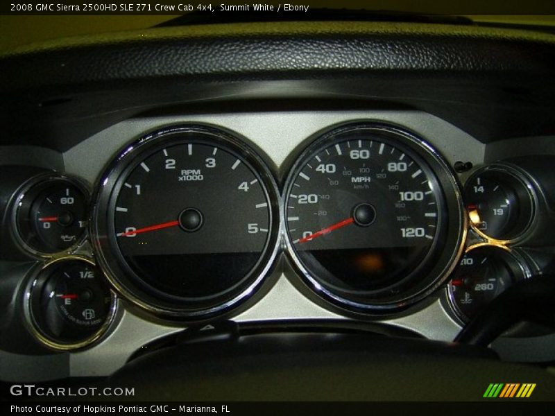Summit White / Ebony 2008 GMC Sierra 2500HD SLE Z71 Crew Cab 4x4