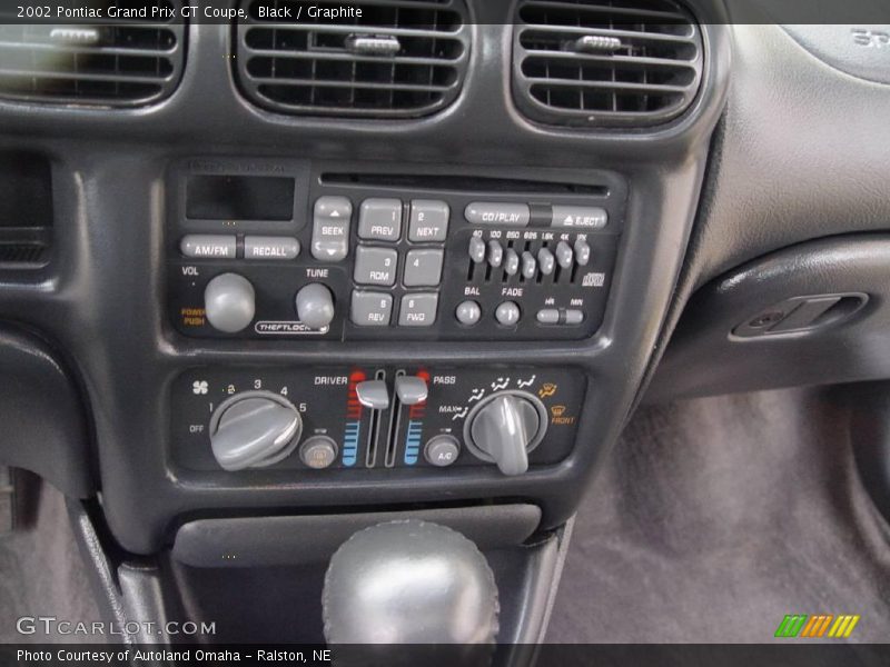 Black / Graphite 2002 Pontiac Grand Prix GT Coupe
