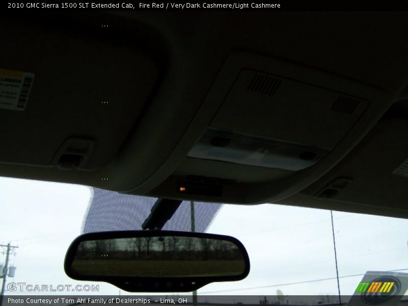 Fire Red / Very Dark Cashmere/Light Cashmere 2010 GMC Sierra 1500 SLT Extended Cab