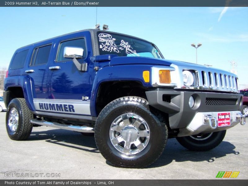 All-Terrain Blue / Ebony/Pewter 2009 Hummer H3