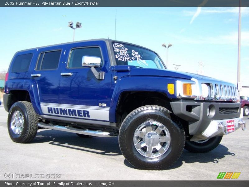 All-Terrain Blue / Ebony/Pewter 2009 Hummer H3