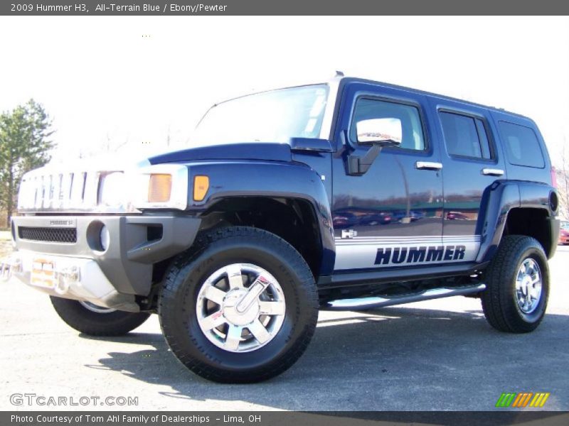 All-Terrain Blue / Ebony/Pewter 2009 Hummer H3