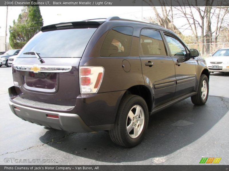 Black Amethyst Metallic / Light Gray 2006 Chevrolet Equinox LT