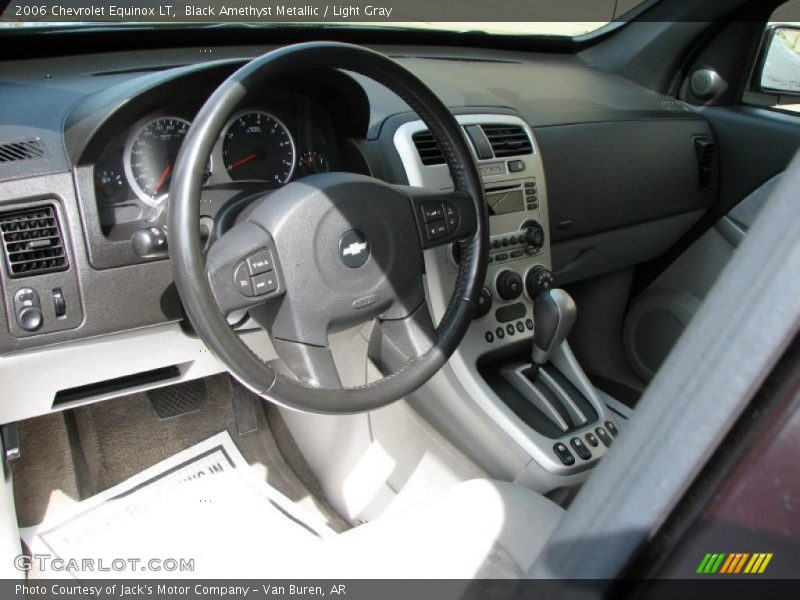 Black Amethyst Metallic / Light Gray 2006 Chevrolet Equinox LT