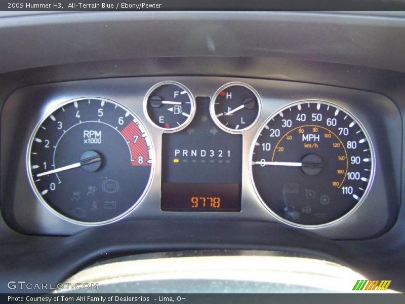 All-Terrain Blue / Ebony/Pewter 2009 Hummer H3