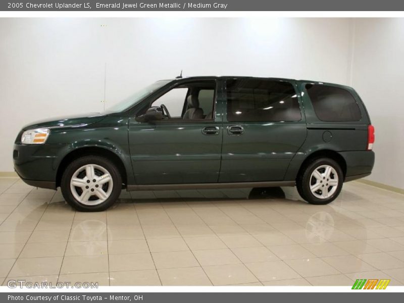 Emerald Jewel Green Metallic / Medium Gray 2005 Chevrolet Uplander LS