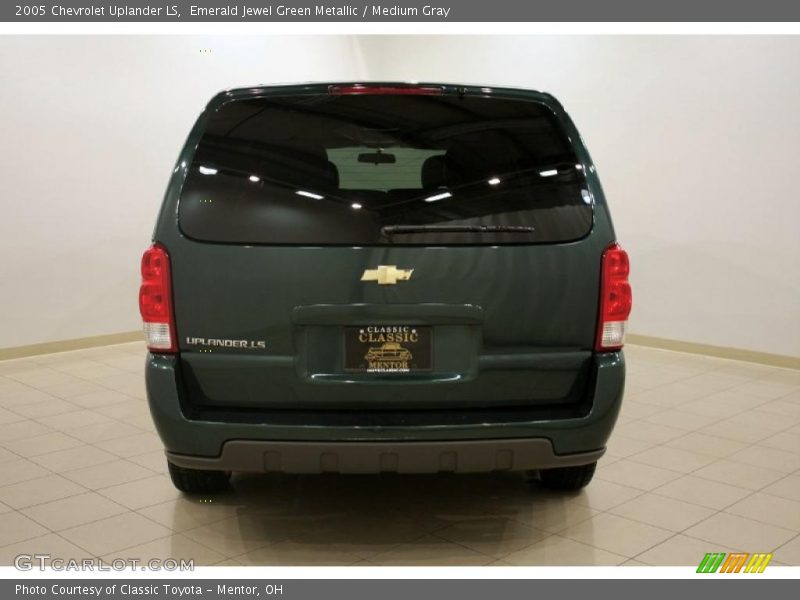 Emerald Jewel Green Metallic / Medium Gray 2005 Chevrolet Uplander LS
