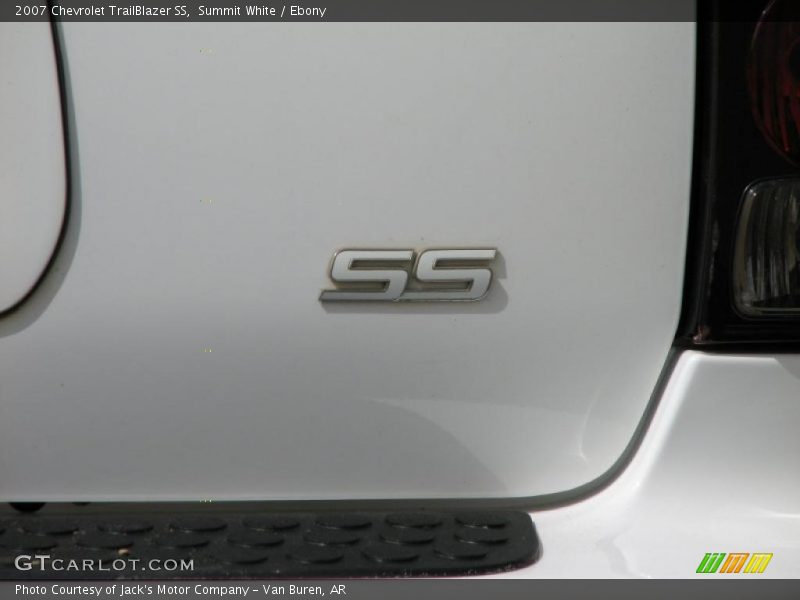 Summit White / Ebony 2007 Chevrolet TrailBlazer SS