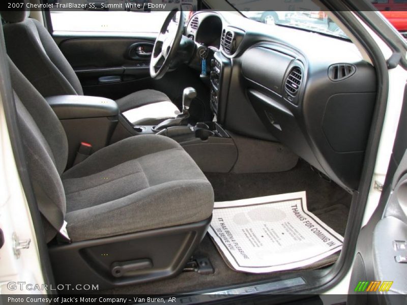 Summit White / Ebony 2007 Chevrolet TrailBlazer SS