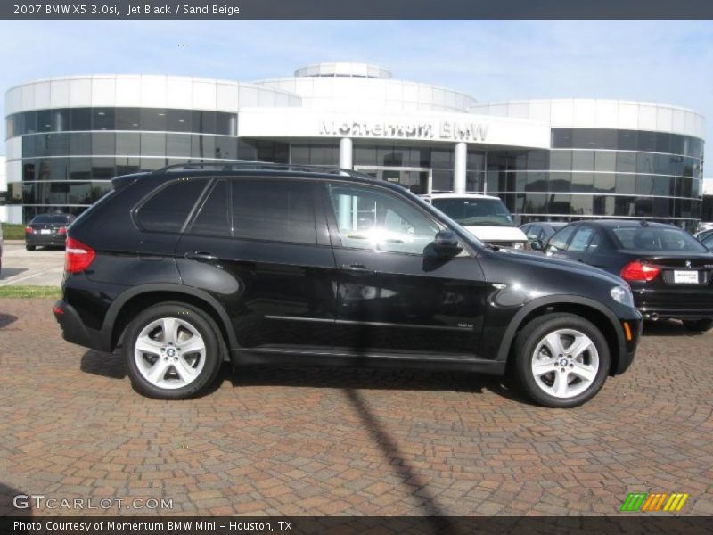 Jet Black / Sand Beige 2007 BMW X5 3.0si
