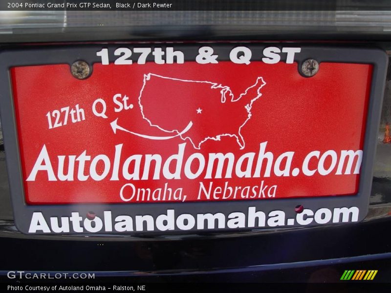 Black / Dark Pewter 2004 Pontiac Grand Prix GTP Sedan