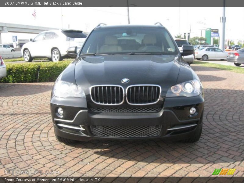 Jet Black / Sand Beige 2007 BMW X5 3.0si