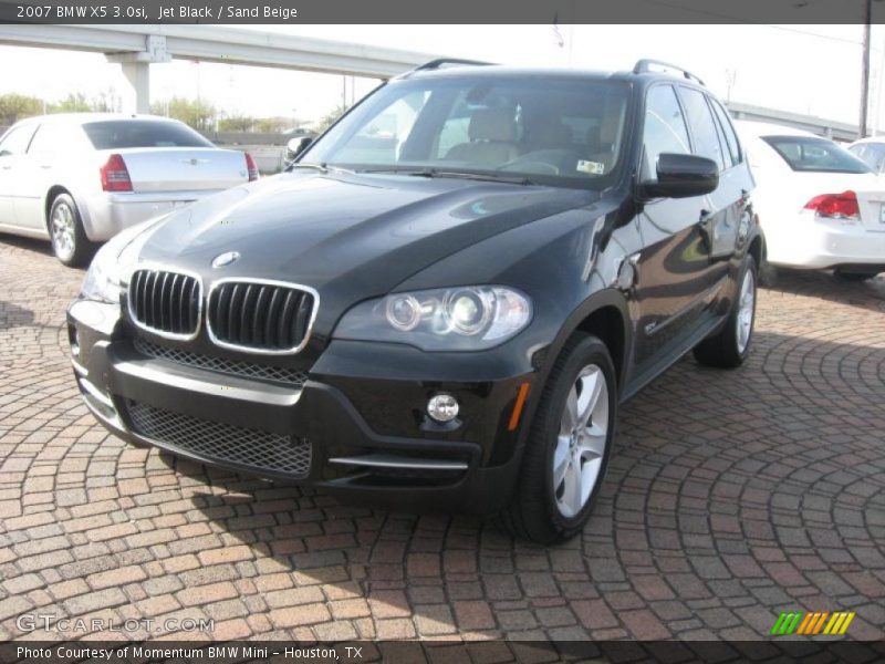 Jet Black / Sand Beige 2007 BMW X5 3.0si