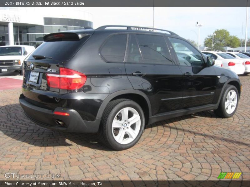 Jet Black / Sand Beige 2007 BMW X5 3.0si