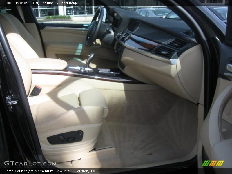 Jet Black / Sand Beige 2007 BMW X5 3.0si