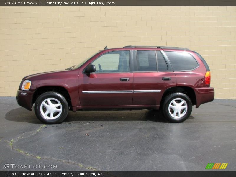 Cranberry Red Metallic / Light Tan/Ebony 2007 GMC Envoy SLE