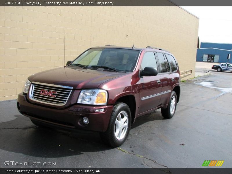 Cranberry Red Metallic / Light Tan/Ebony 2007 GMC Envoy SLE
