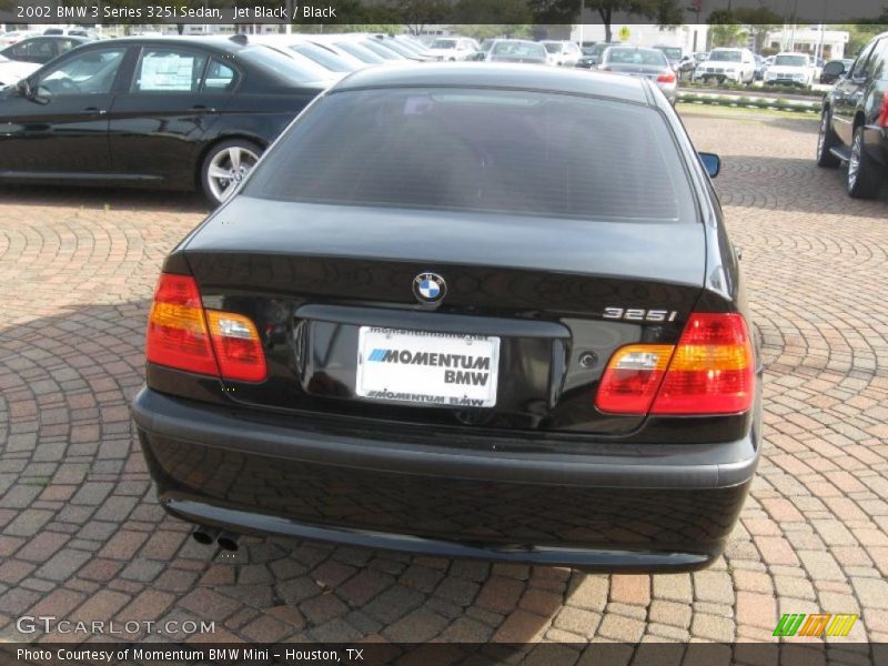 Jet Black / Black 2002 BMW 3 Series 325i Sedan