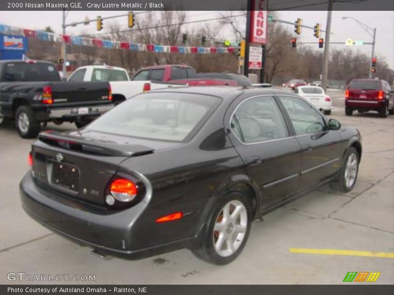 Gray Lustre Metallic / Black 2000 Nissan Maxima GLE