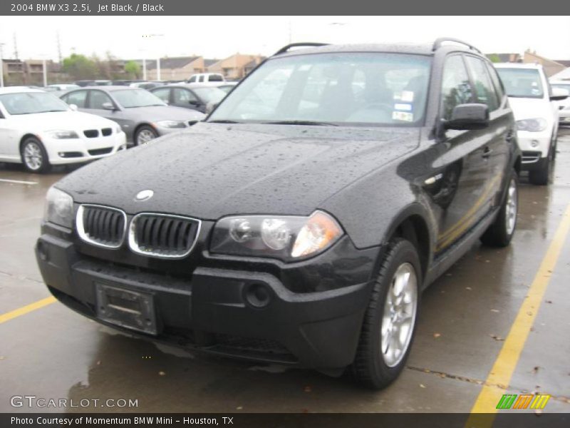 Jet Black / Black 2004 BMW X3 2.5i