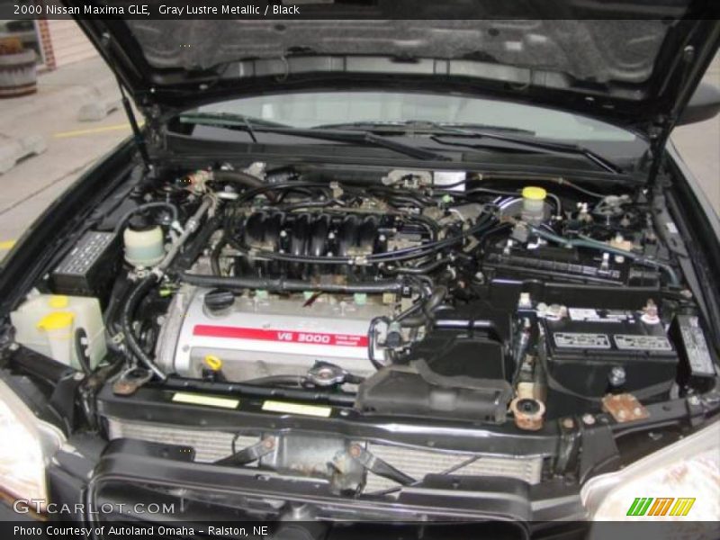 Gray Lustre Metallic / Black 2000 Nissan Maxima GLE