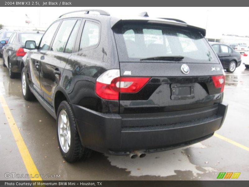 Jet Black / Black 2004 BMW X3 2.5i