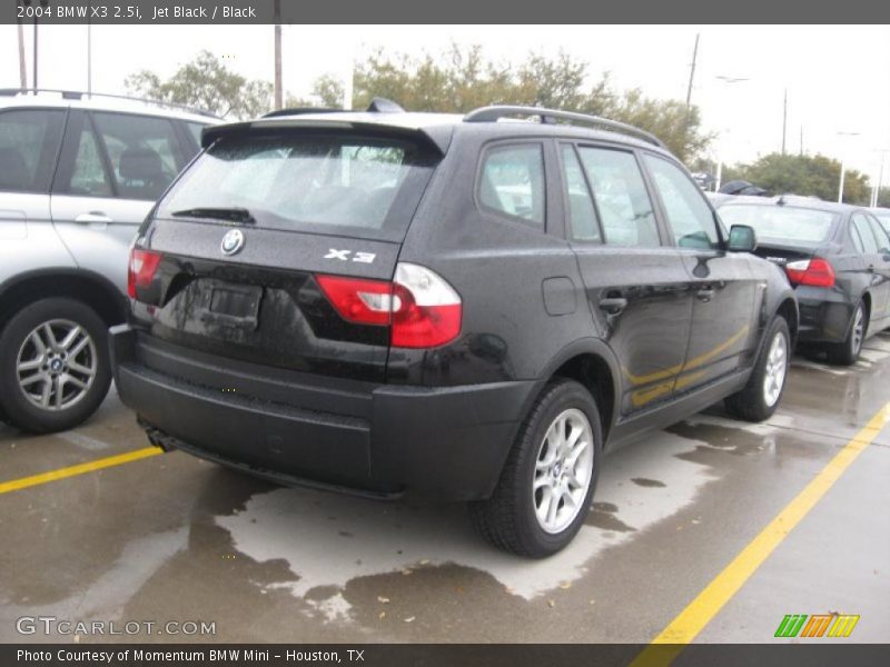 Jet Black / Black 2004 BMW X3 2.5i