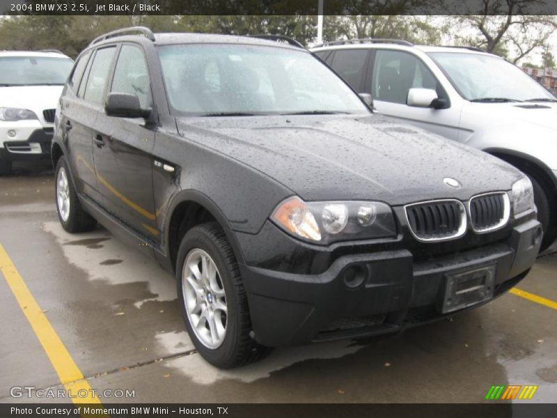 Jet Black / Black 2004 BMW X3 2.5i