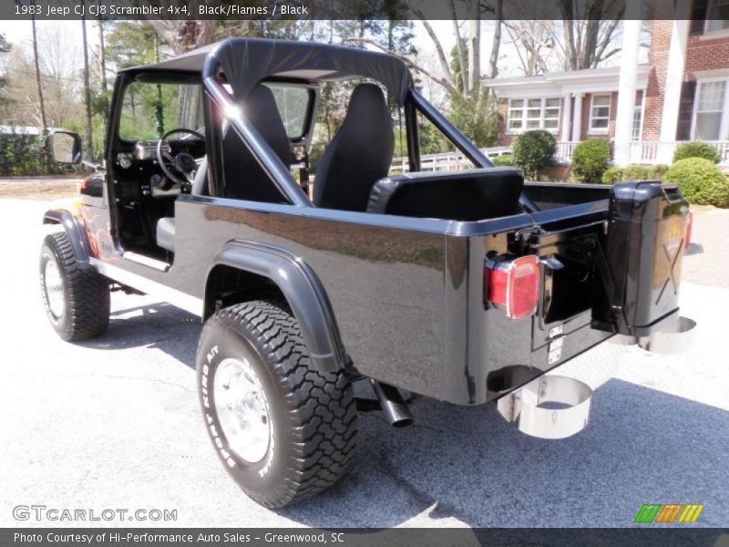 Black/Flames / Black 1983 Jeep CJ CJ8 Scrambler 4x4