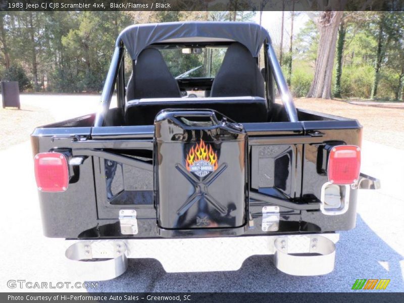 Black/Flames / Black 1983 Jeep CJ CJ8 Scrambler 4x4